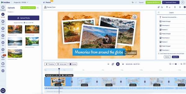 How to make a slideshow online_step 5