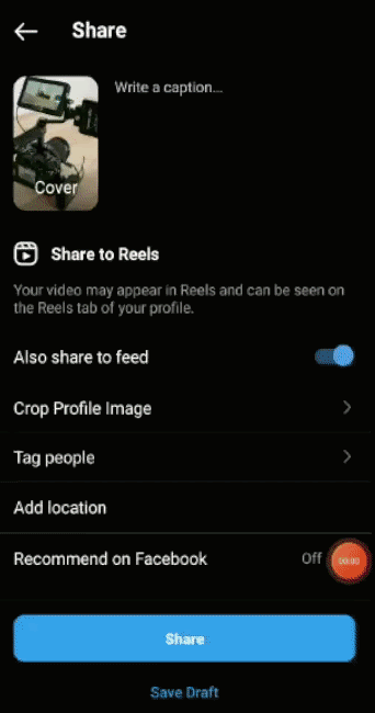 How To Make A Reel On Instagram With Photos - Step 8