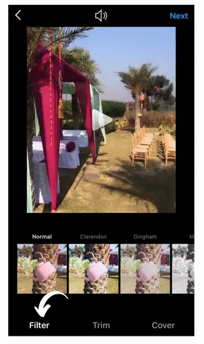 How to Post a Video on Instagram Feed from gallery - step 5