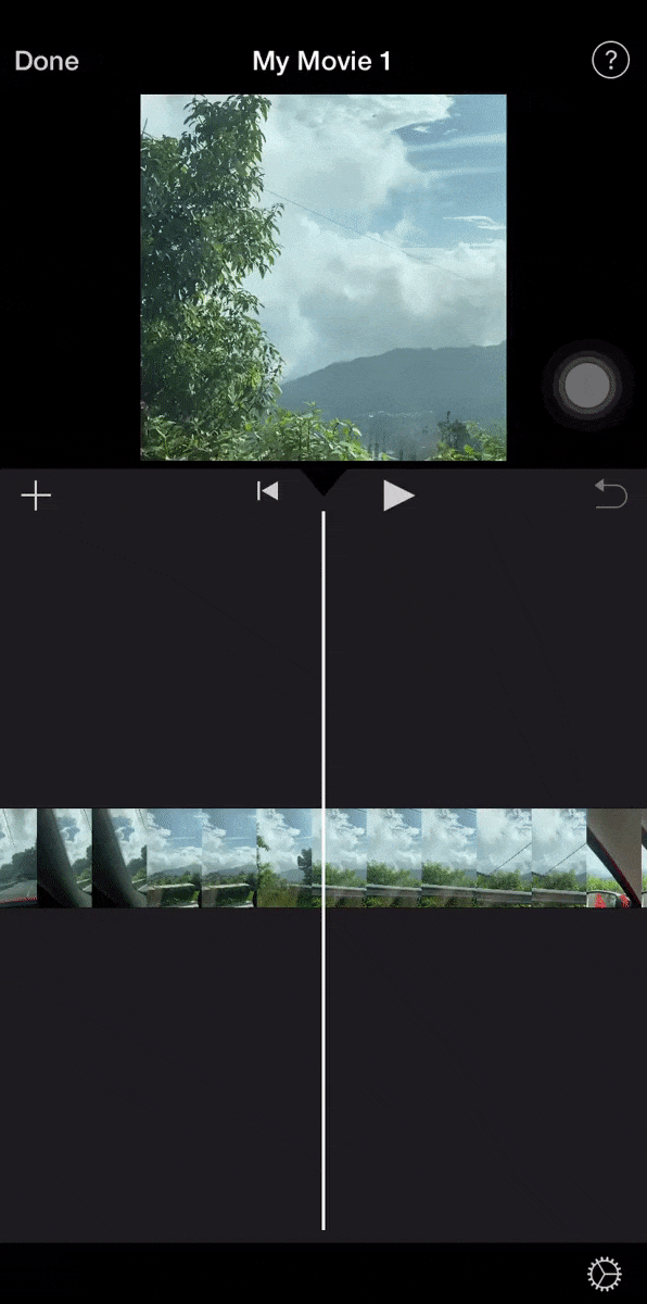 How to cut and trim a video using iMovie on iPhone_Step 3