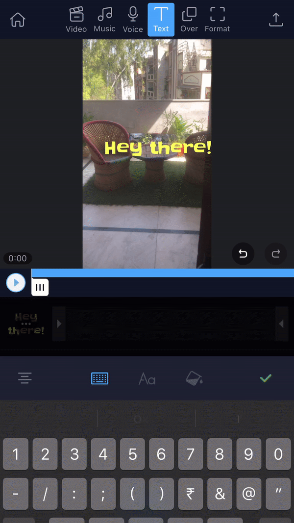 How to add text to a video on iPhone_step 6