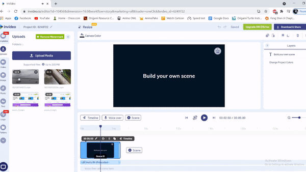 Step 2: Add your Video or Stock Media to the Timeline