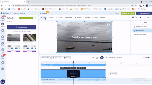 Step 3: Trim your Video