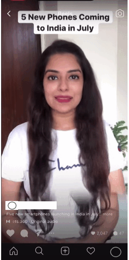 Save Instagram Reels with audio using a 3rd party app - step b