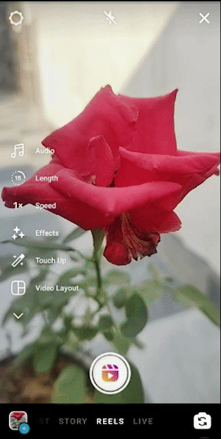 How To Create Reels From The Instagram App Itself_Step 1