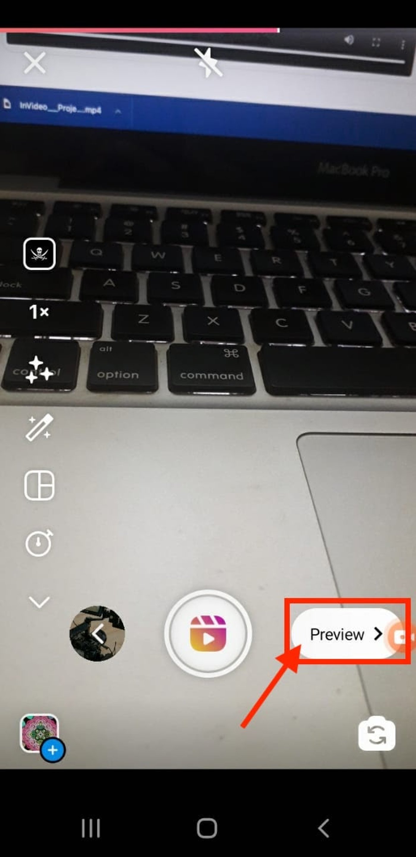 How To Make A Reel On Instagram With Photos - Step 6a