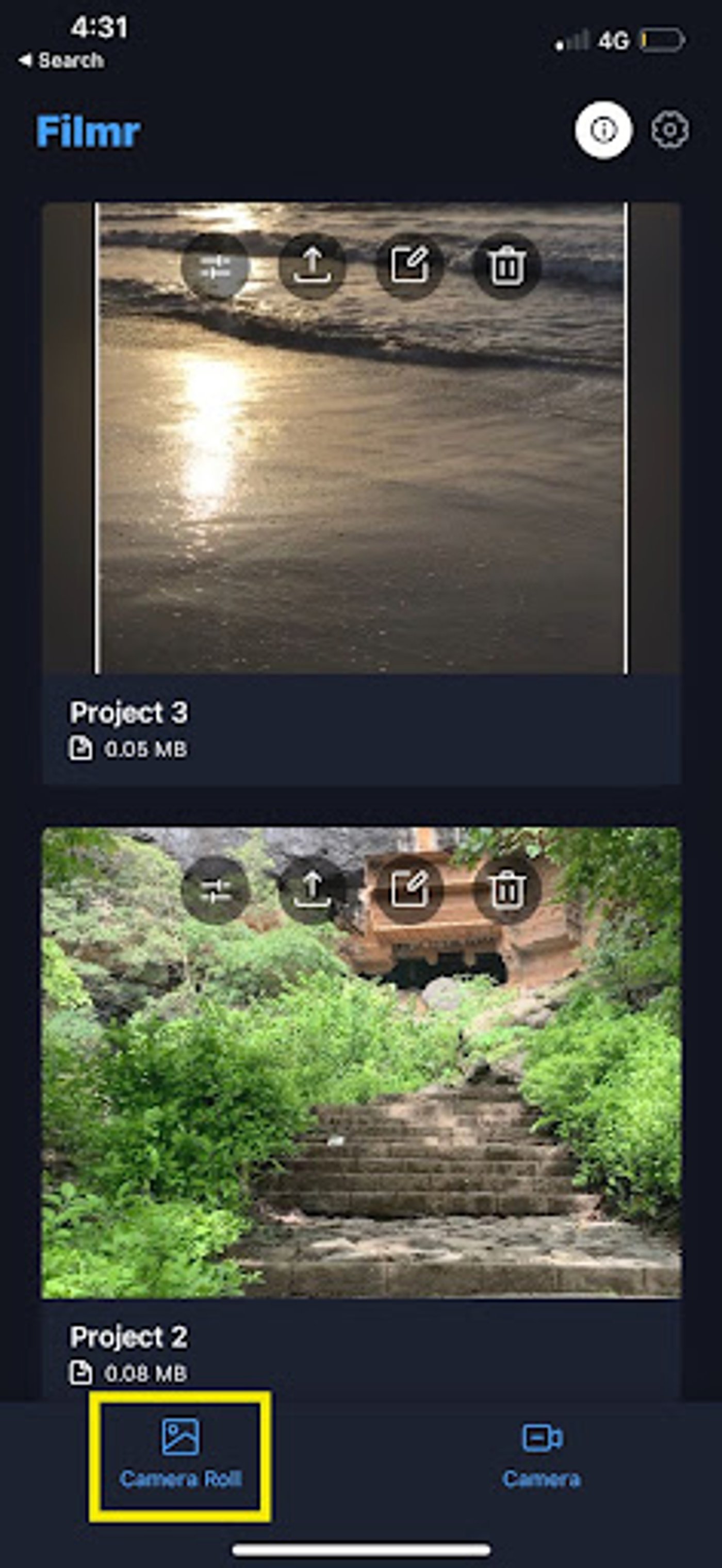 How to add text to a video on iPhone_step 2