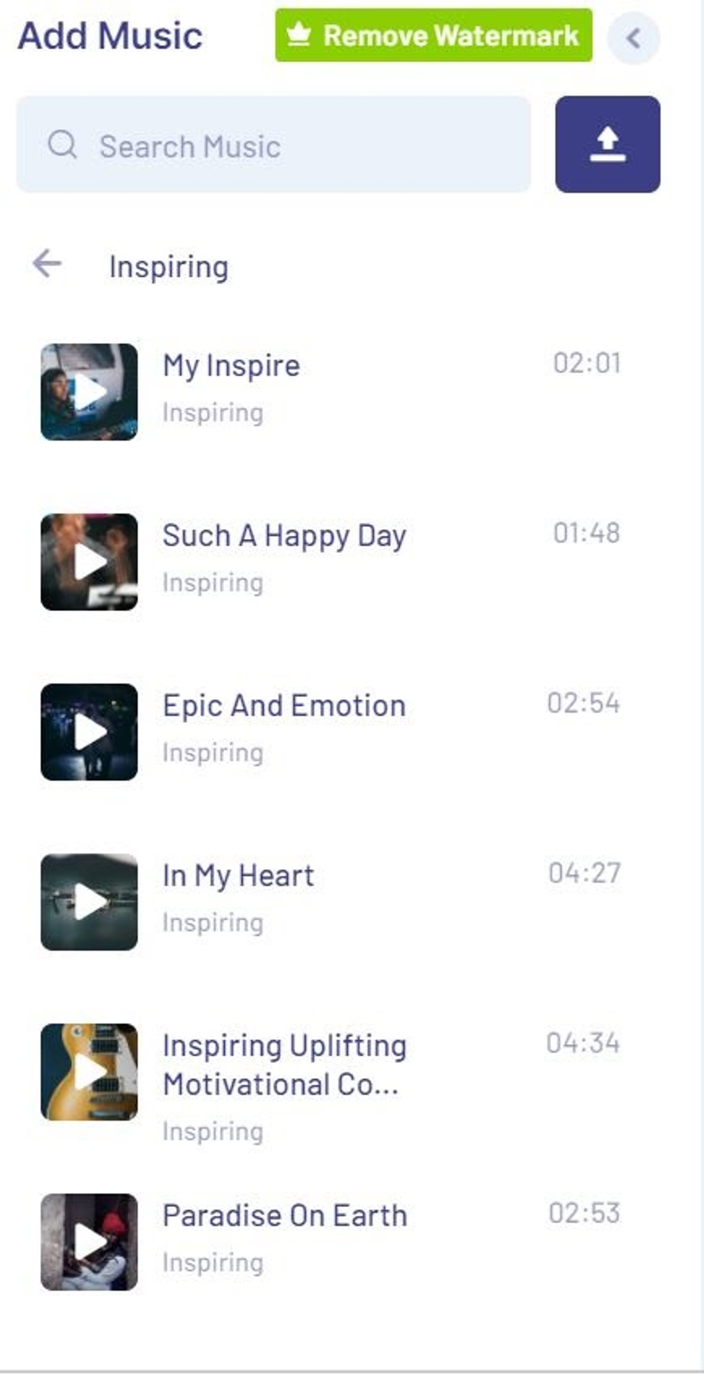 How to Add Royalty-Free Music to your Video - Step 2