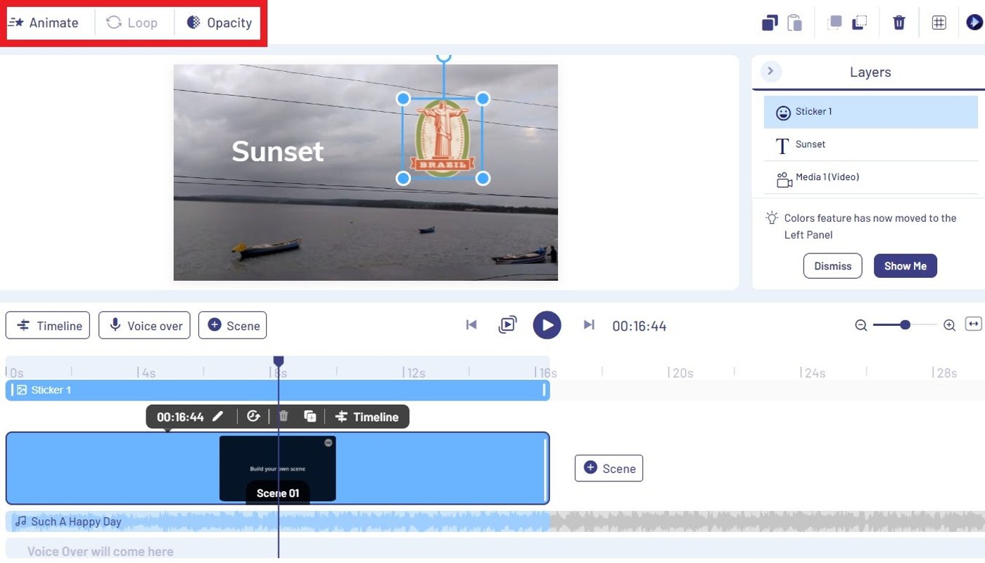 How to Add Stickers to video - Step 3