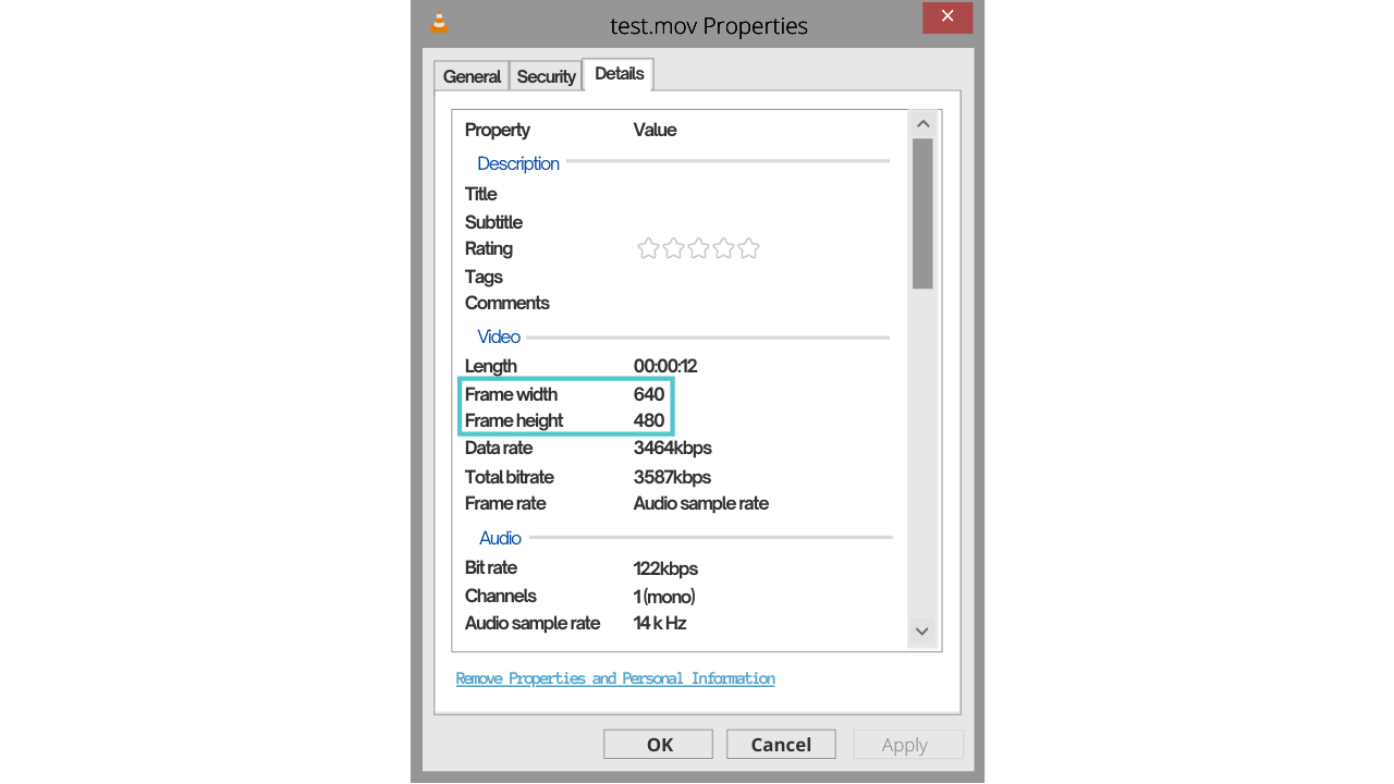 How to find aspect ratio on windows