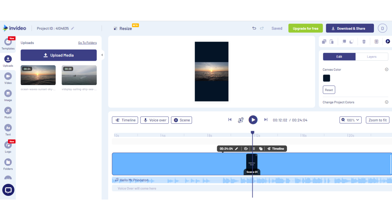 How to change the aspect ratio of a video?