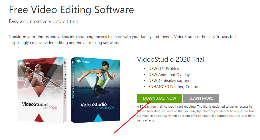 VideoStudio - Free Trial
