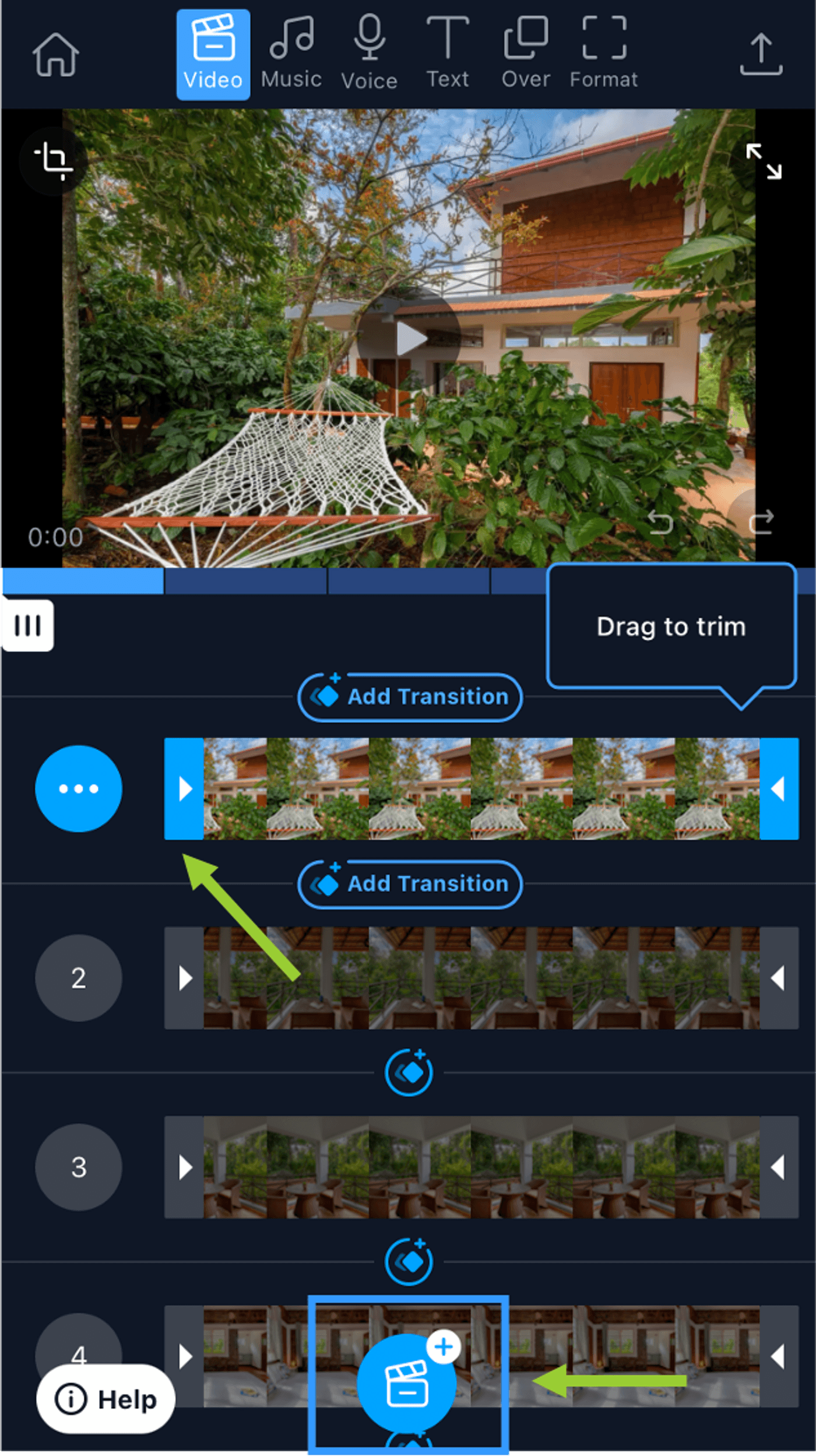 how to make slideshows on iPhone via Filmr app_step 5