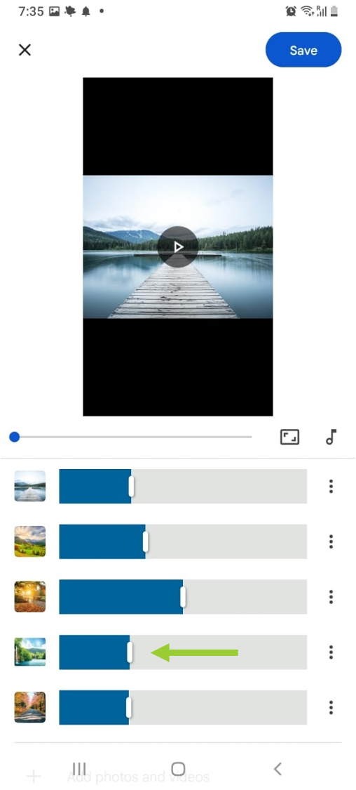 How to make a slideshow with Google photos_step 3