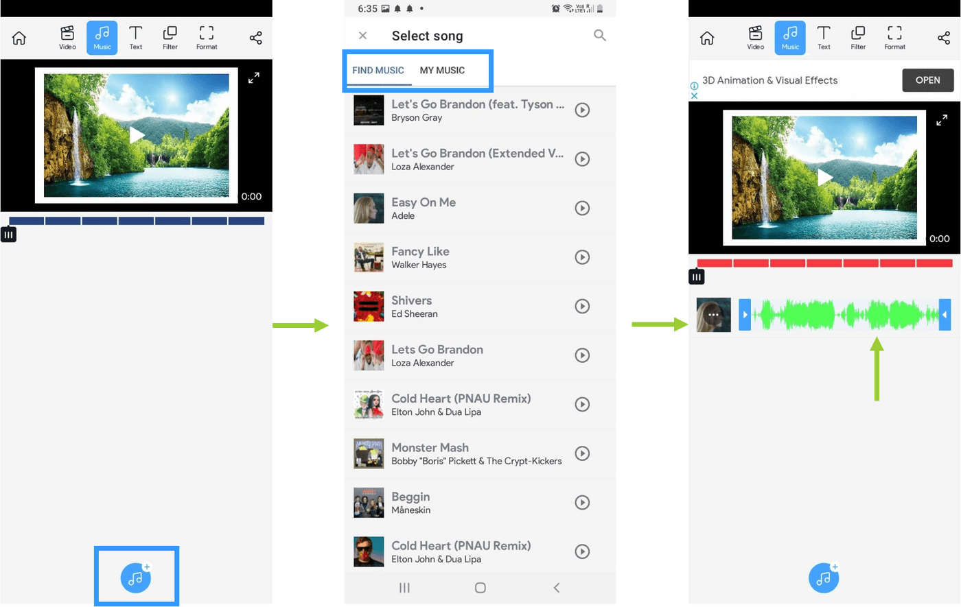 make slideshow on Android via the Flimr app_step 7
