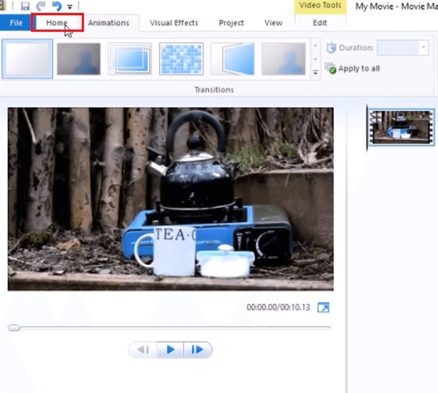 How to Crop a Video on Windows Movie Maker_step 4