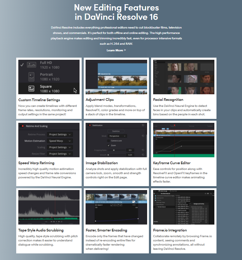 DaVinci Resolve 16 Video Editor