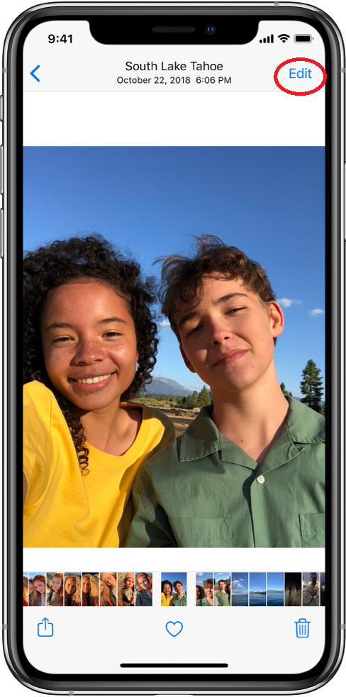 how to crop video on iphone step 1