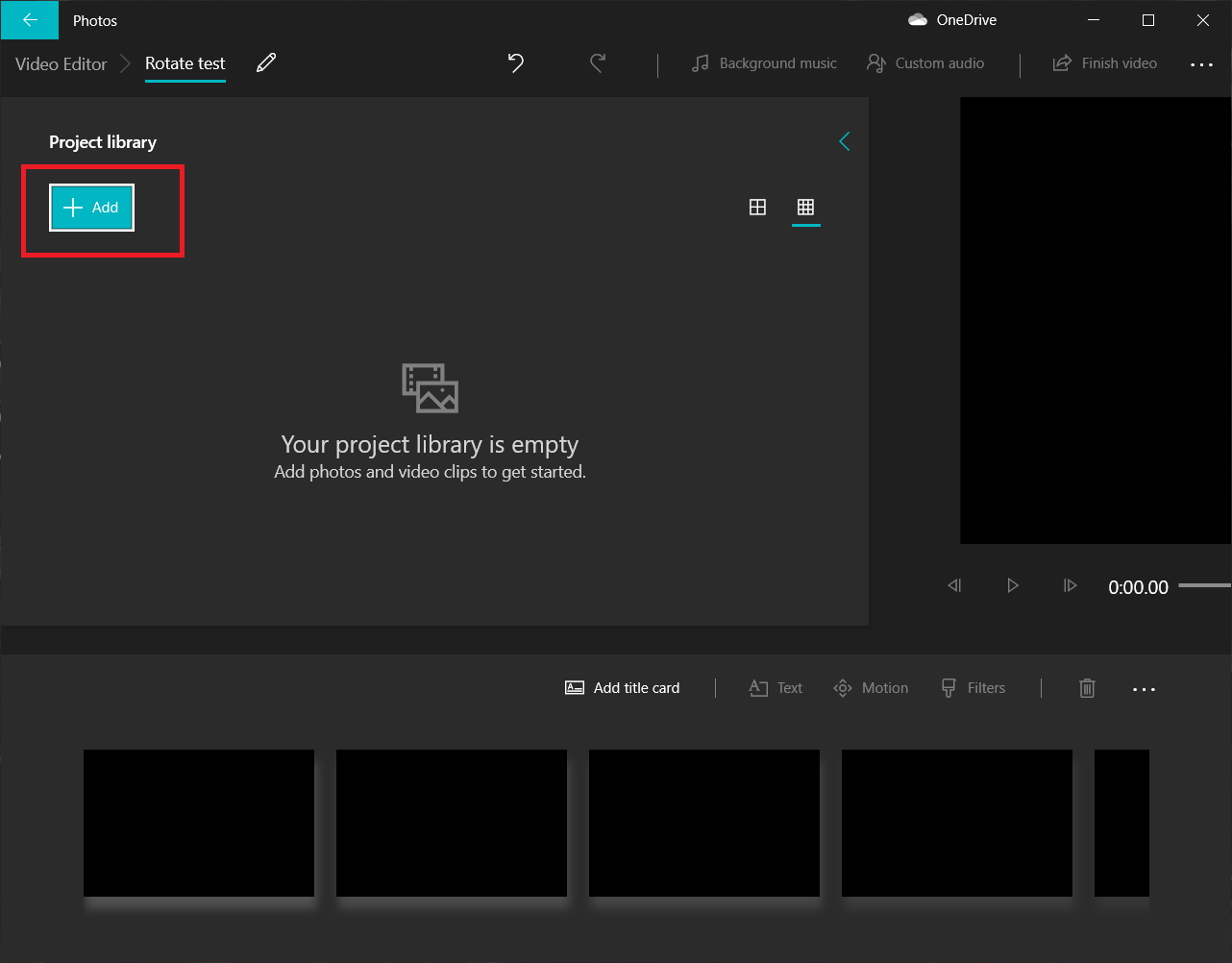 How to rotate a video in Windows 10 using Video Editors - step4