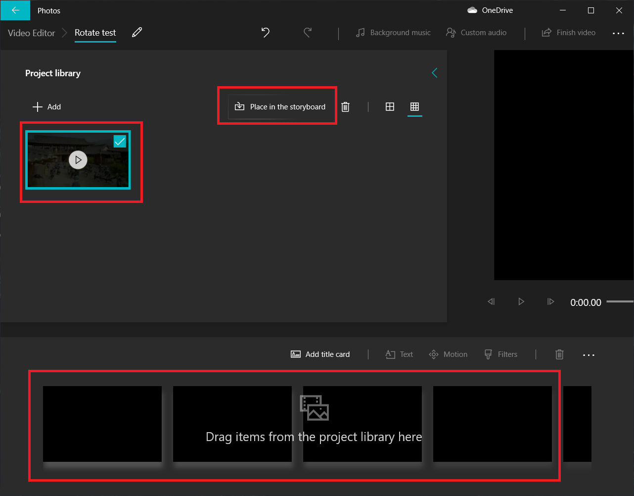 How to rotate a video in Windows 10 using Video Editors - step5
