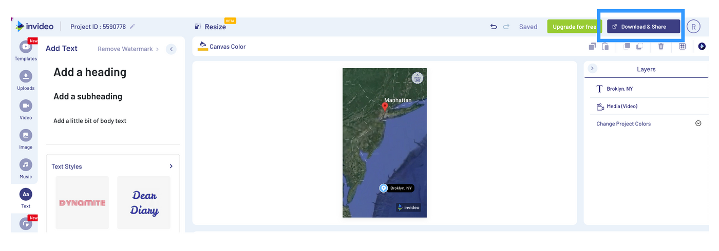 Export your video to TikTok - Step 1