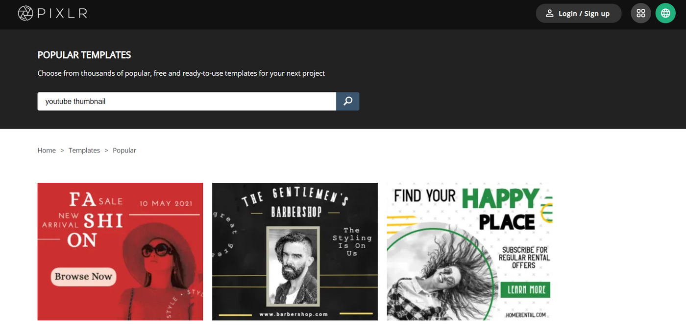 how to make a youtube thumbnail using pixlr