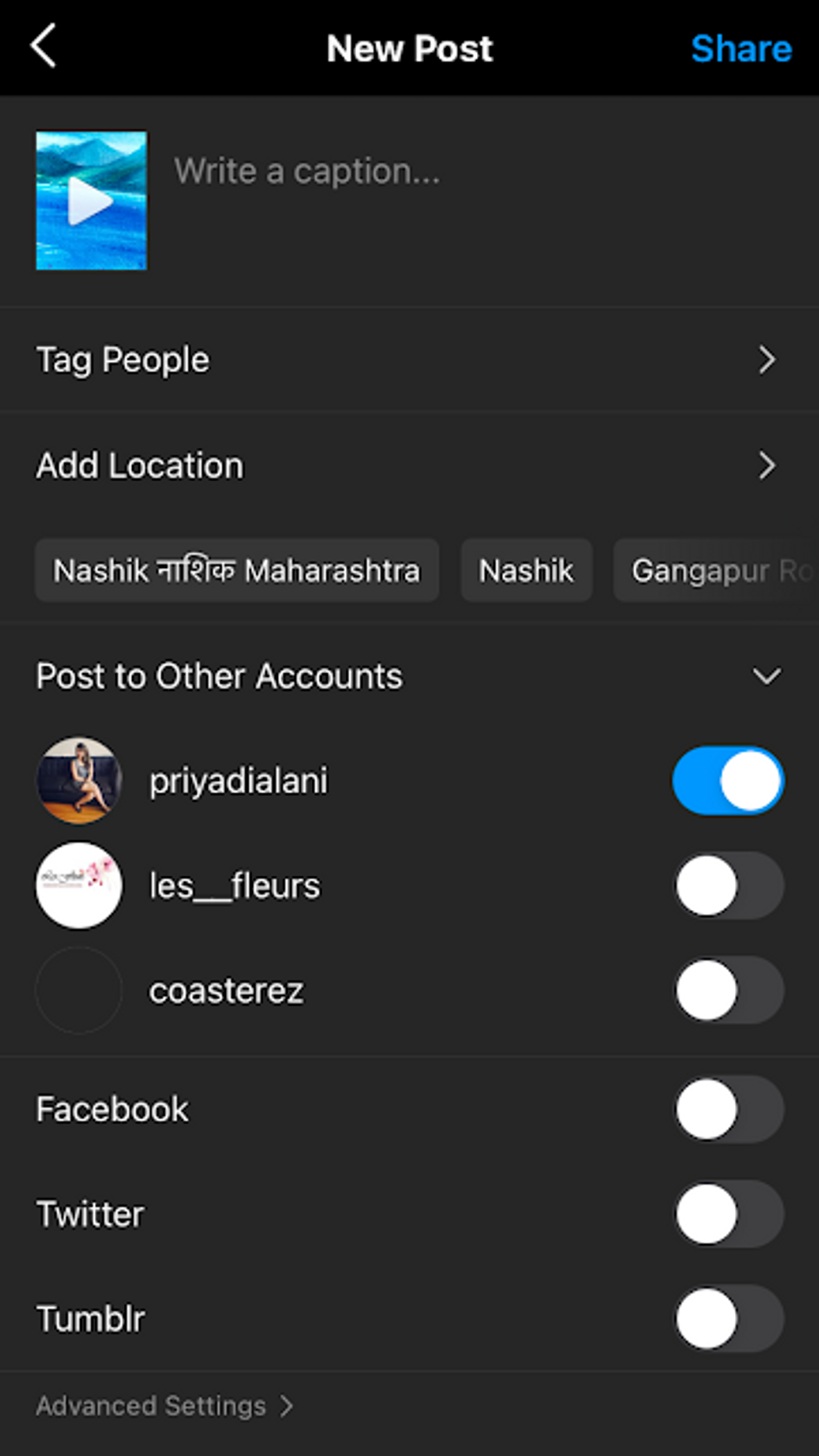 How to Post a Video on Instagram Feed from gallery - step 6b