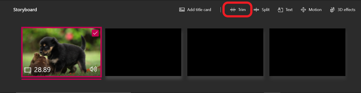 cut and combine parts of your video on Windows 10_Step 5