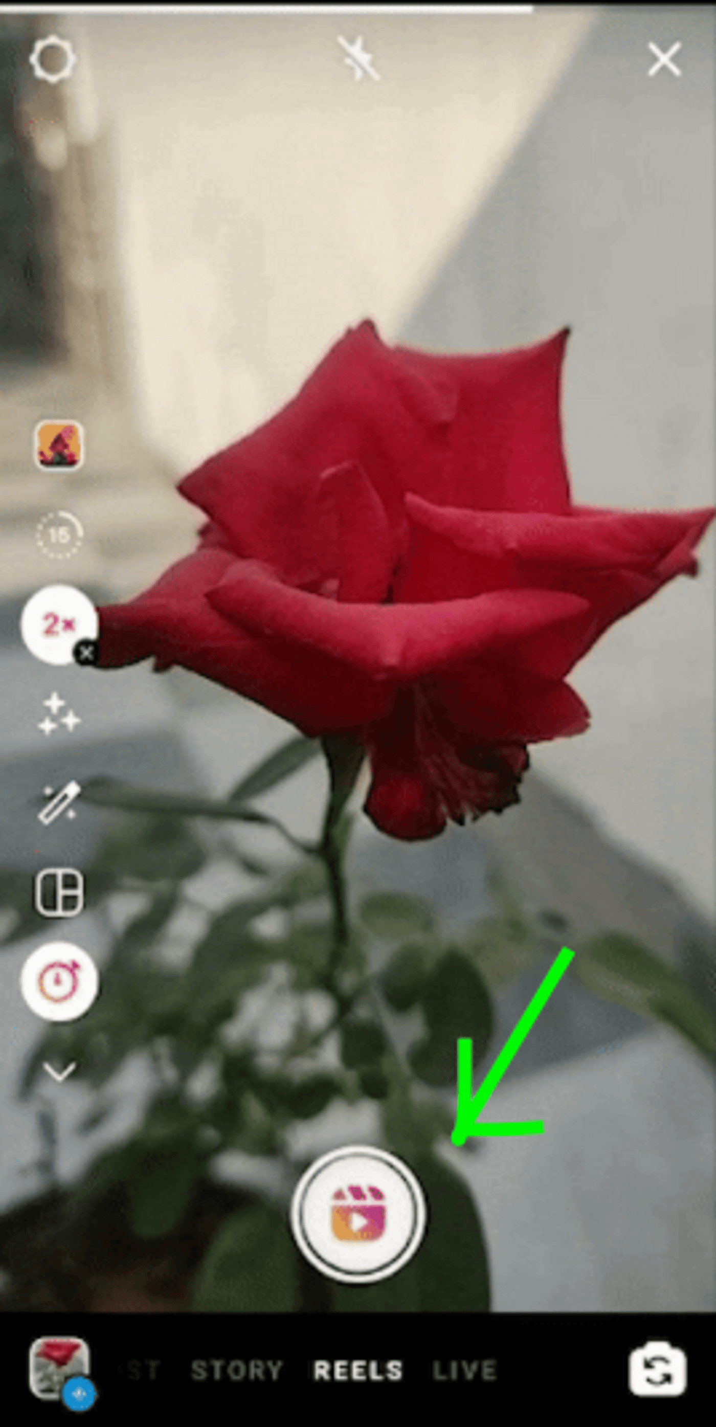 How To Create Reels From The Instagram App Itself_Step 2