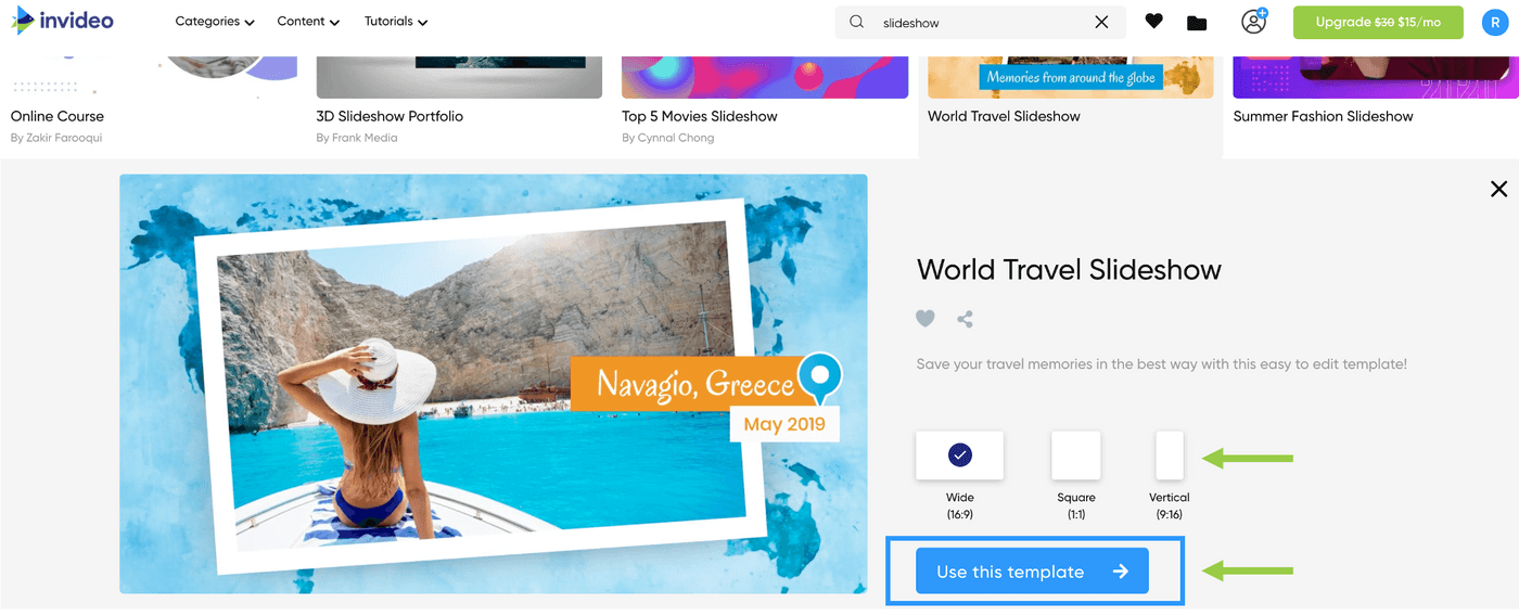 How to make a slideshow online_step 3