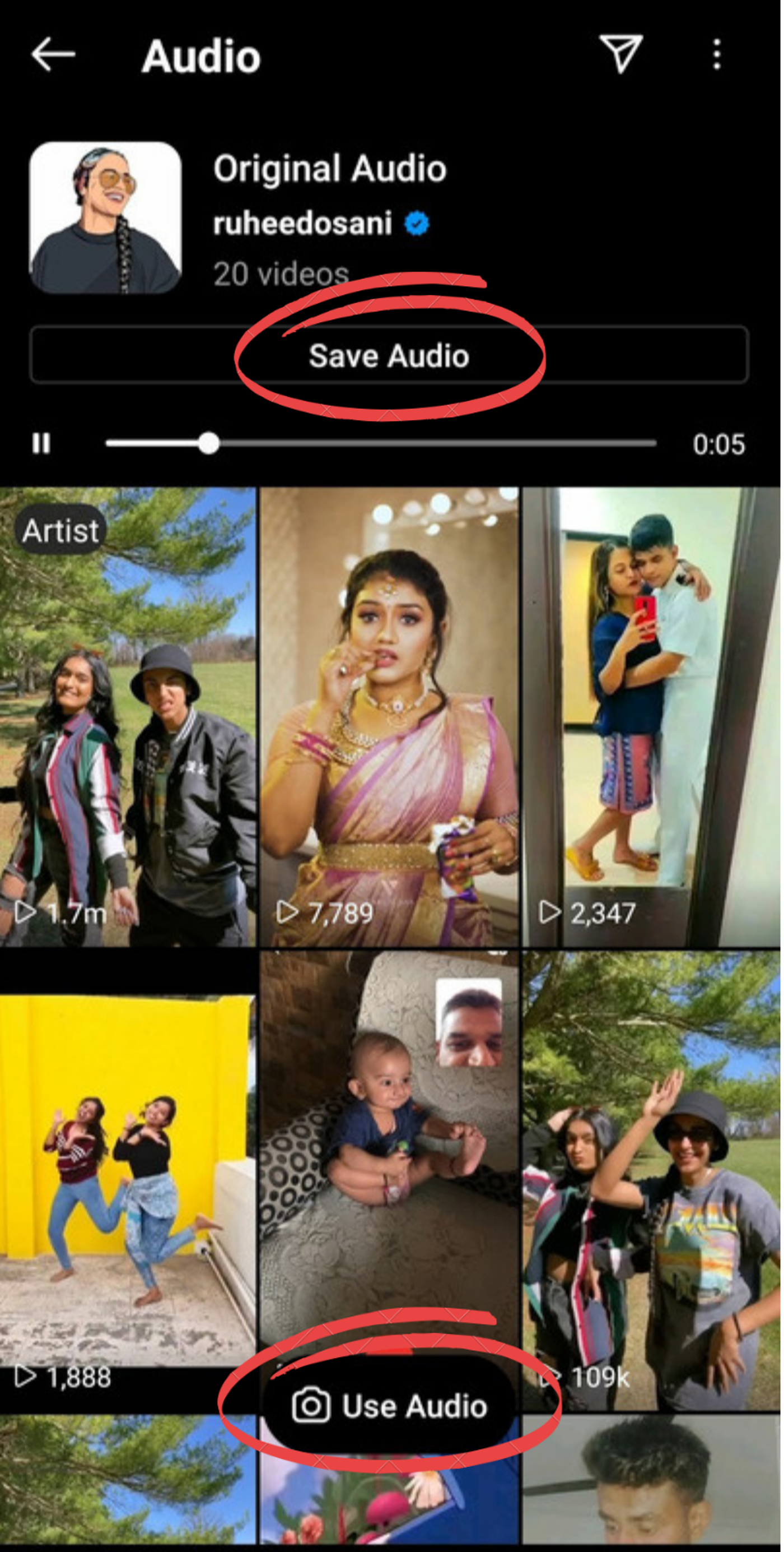 How to Find Trending Reels - Save audio