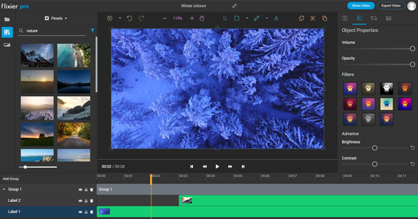 Flixier video editor