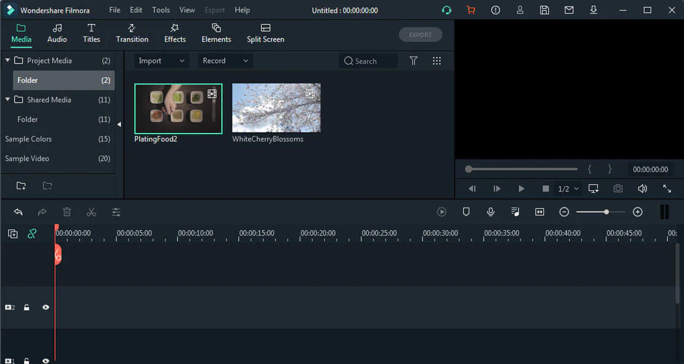 Filmora video editor
