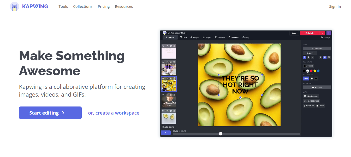 Kapwing Online Video Editor