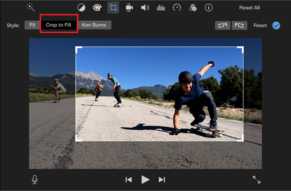 How to crop a video on Mac for free - step 2