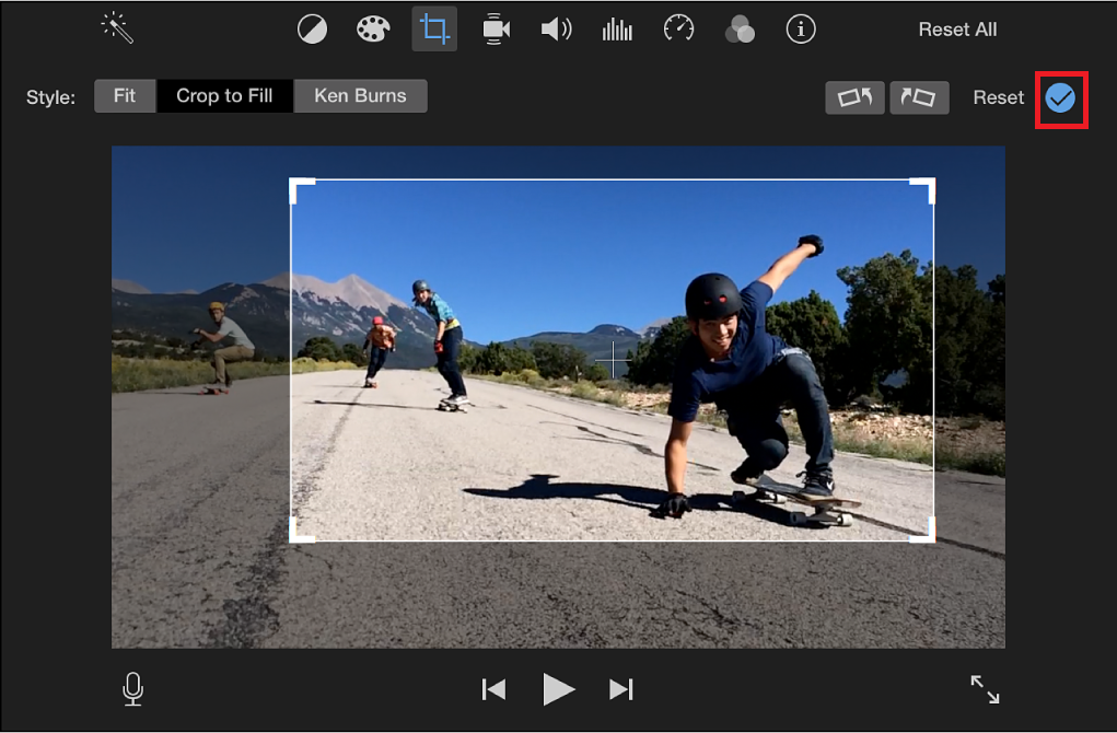 How to crop a video on Mac for free - step 3