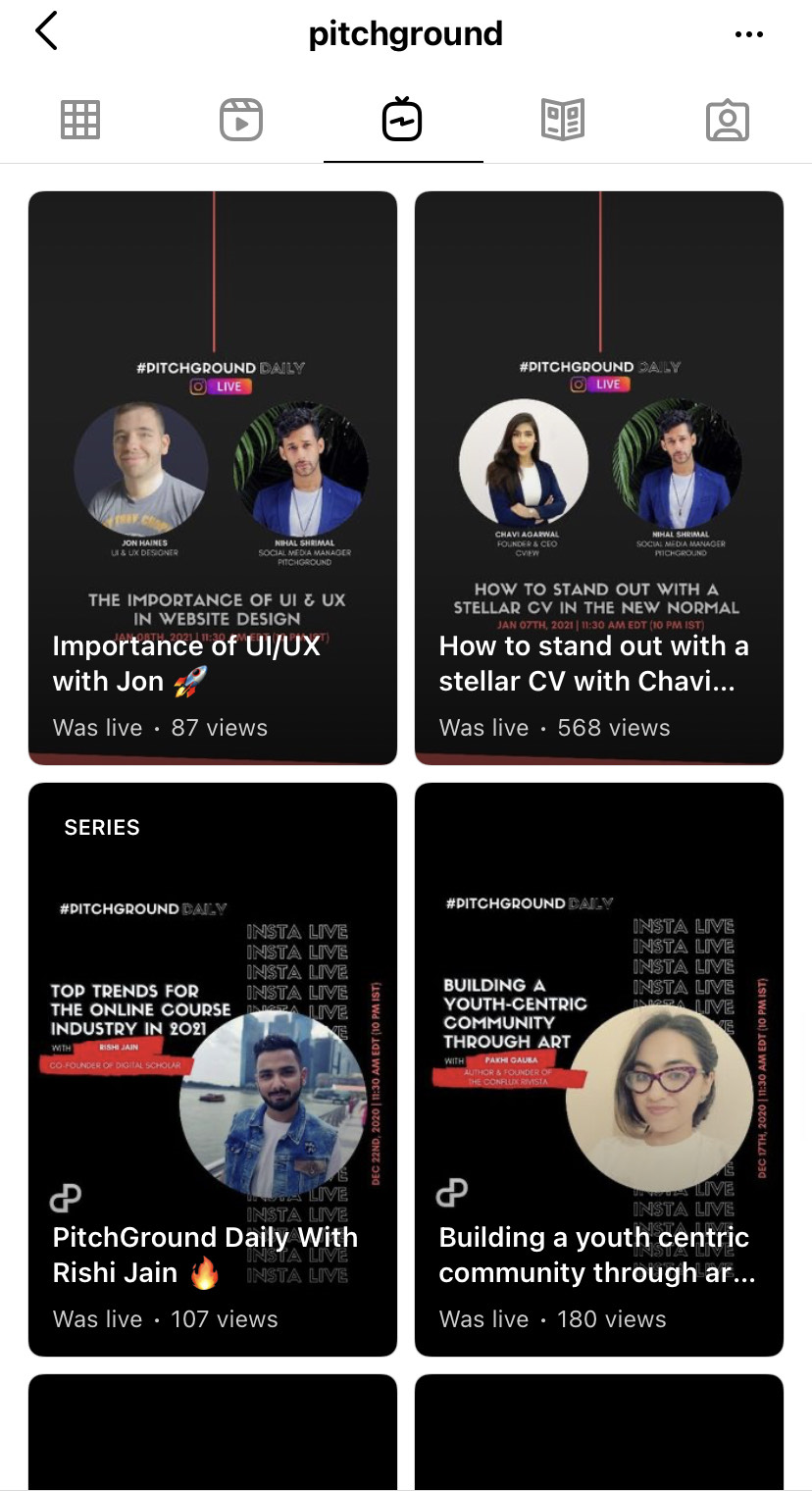 Use a branded IGTV cover