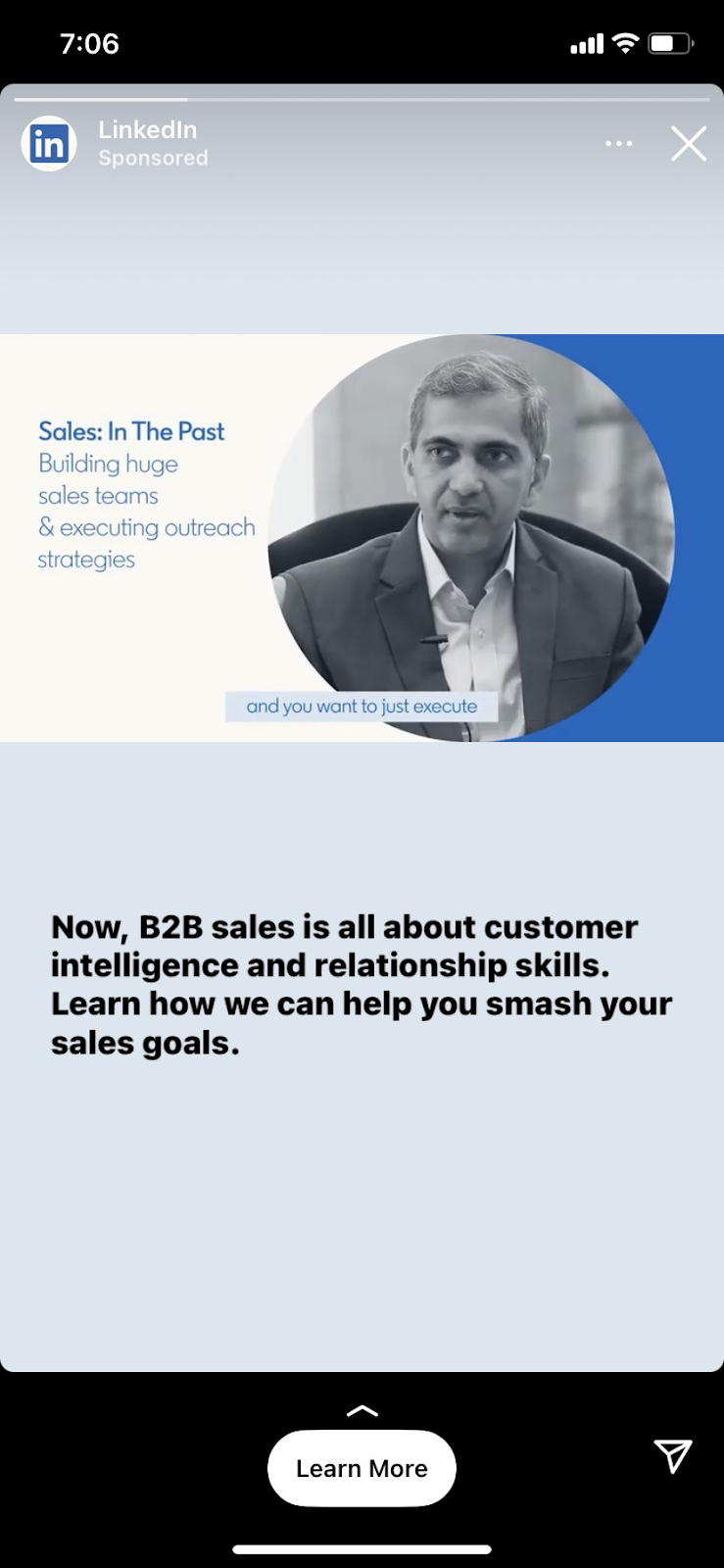 Try and show a human face to make it more relatable.