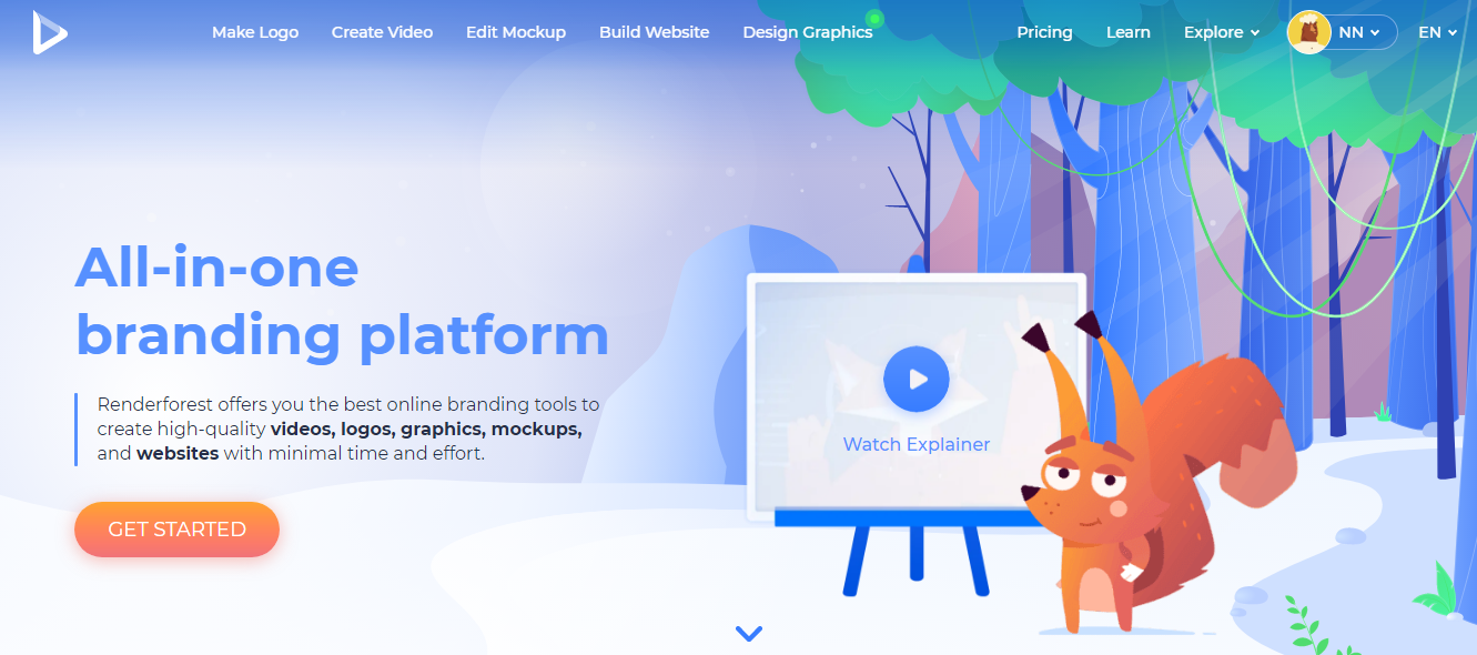 Renderforest Online Video Editor