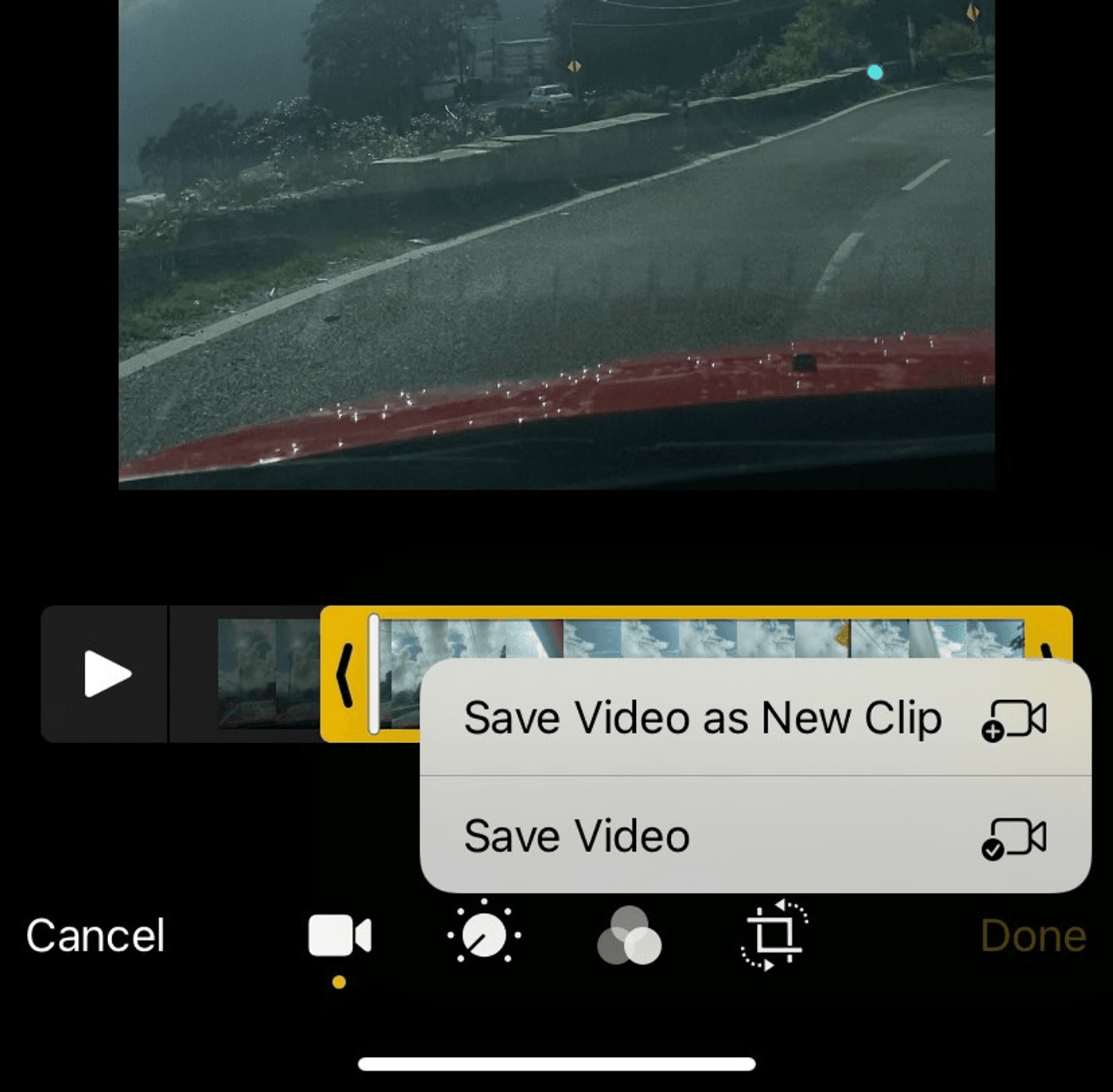 How to cut YouTube videos on iPhone_step 3
