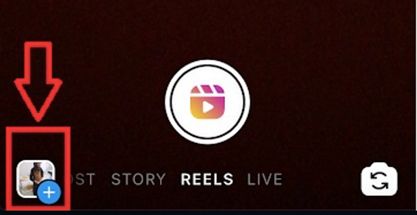 How to post a video on Instagram reels from your phone gallery_step 2