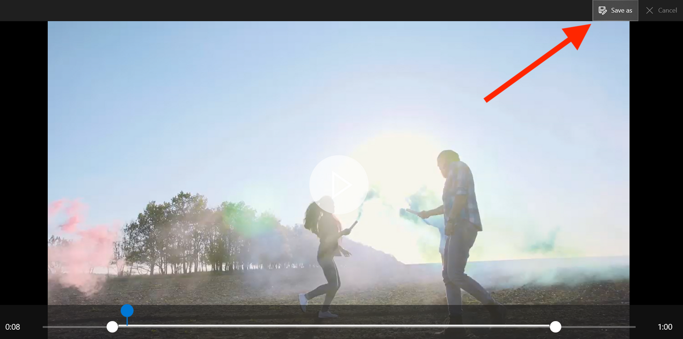 How to cut and trim a video on Windows_Step 4