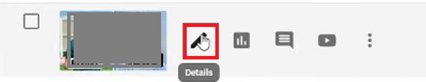 how to upload a YouTube thumbnail - step 2