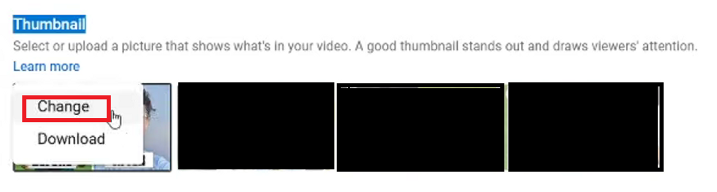 steps to upload a youtube thumbnail - step 5