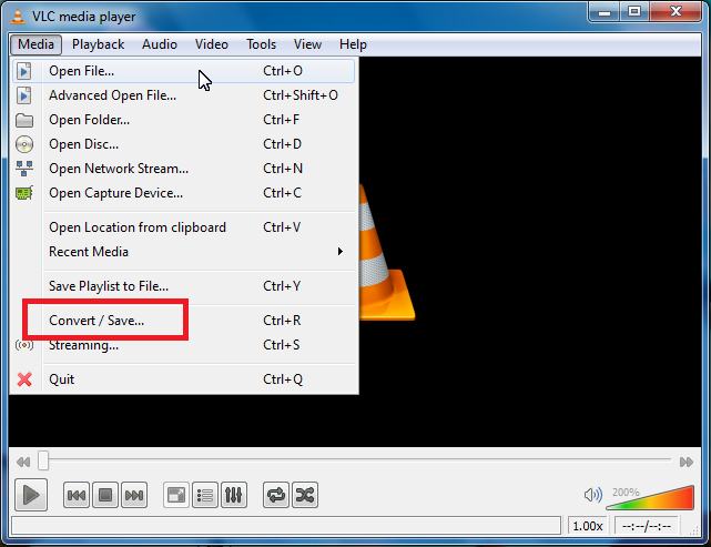 how to crop videos in vlc player - step 4